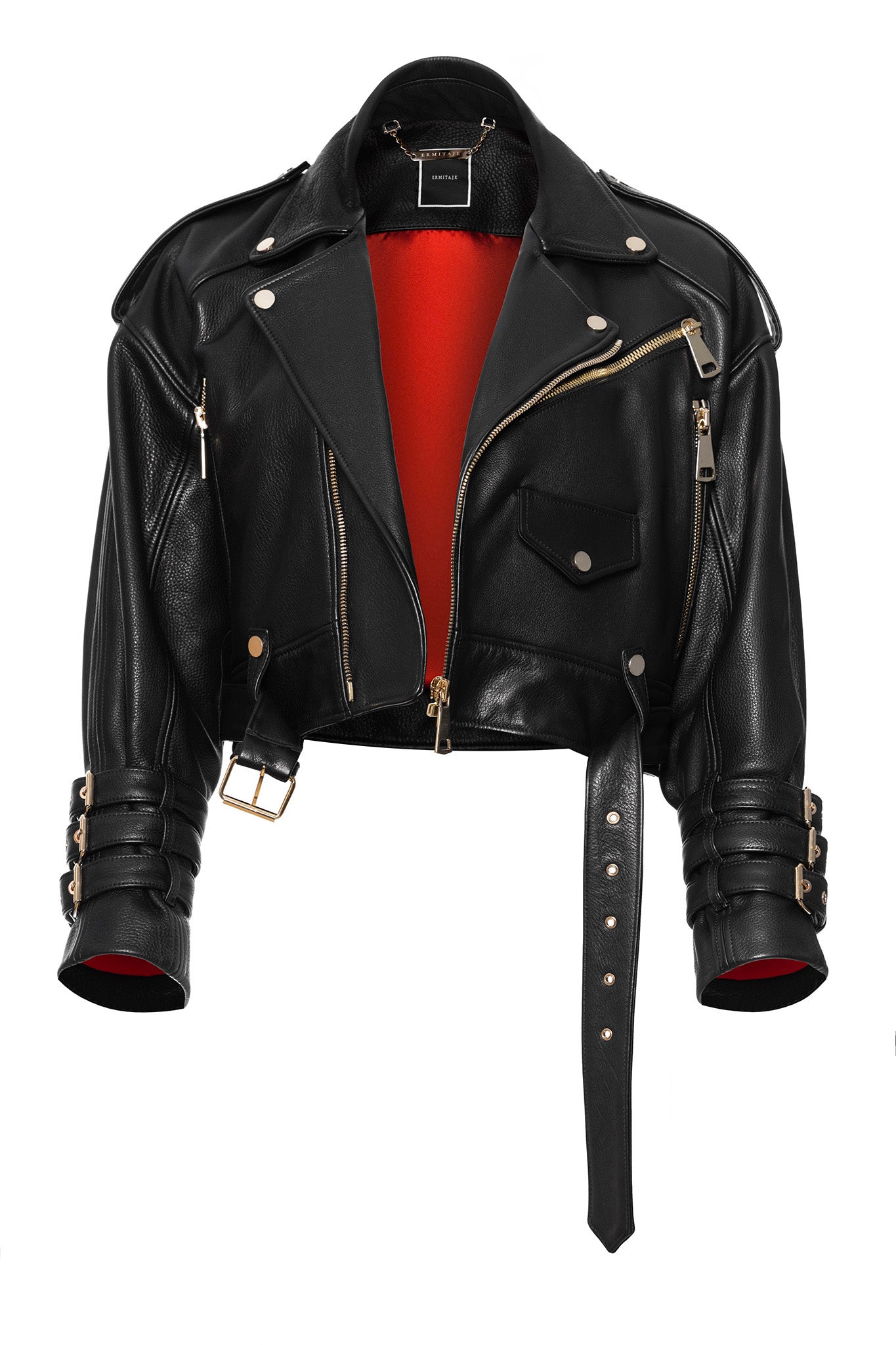 MOTORCYCLE JACKET IN CALFSKIN