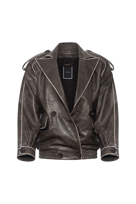 Bomber in LAMBSKIN